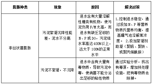 污水站運(yùn)營常見問題及應(yīng)對措施污泥膨脹