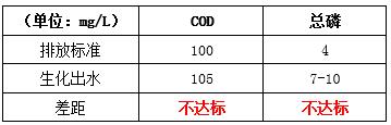 化工改造前原水處理后的效果