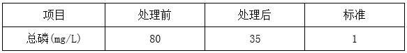 處理前磷廢水?dāng)?shù)據(jù)